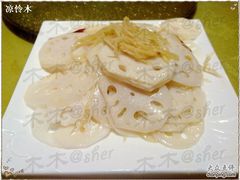 3菜品1呛汁莲菜-洛阳面馆(红专路店)