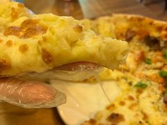 老板娘招牌榴莲披萨-盘炉forenza·云贵川融合小食堂 ( 钟楼中柳巷店)