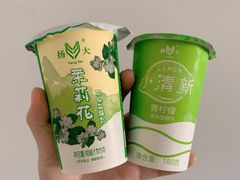 茉莉花酸奶-扬大康源乳业鲜奶吧(大学北路店)