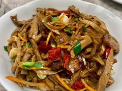 三层肉炒建瓯笋芽-四道菜·福建菜馆(新街口金鹰店)