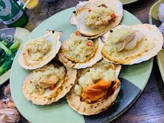 蒜蓉粉丝蒸大元贝-贞姨美食·老字号海鲜大排档