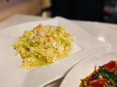 韭黄虾仁炒滑蛋-潮人姐妹轩(海宁路店)