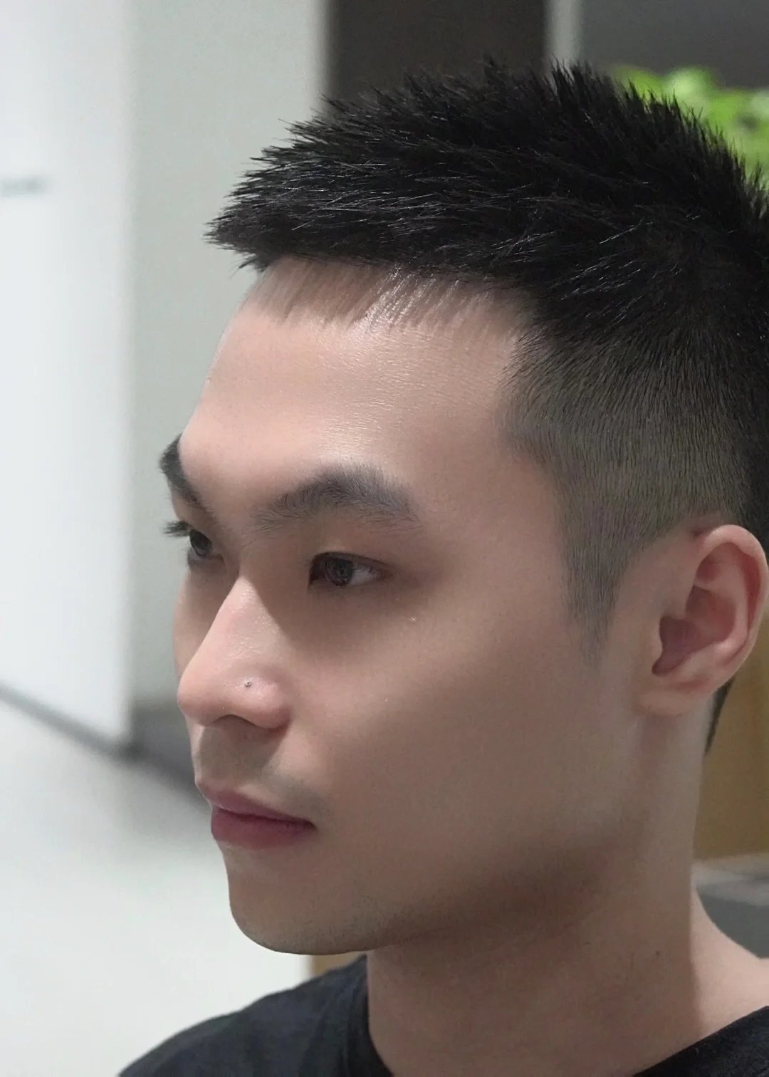 长毛碎发型