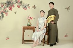 -时光纪亲子全家福照相馆(静安店母女写真父母纪念照)