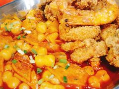 必点炸鸡翅配年糕-HOTISLAND海鸡岛·韩国料理(江南西店)