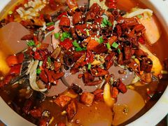-东来菜馆•手抓海鲜家常菜•海鲜锅贴(鸽子窝店)