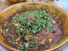 老板娘亲自拌匀的鳝丝-乐山第一家临江鳝丝(茶坊路店)