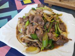 葱爆羊肉-西北羊肉粉汤馆