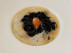 海胆墨鱼汁面-北京华彬费尔蒙酒店·刃餐厅