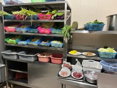 自助取餐区-海口滨海新村143号海南老字号炒菜店