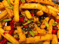 干煸藕丝-刘胖子家常菜·蹄花焖藕(兴业店)