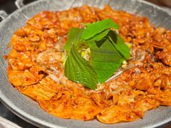 铁板章鱼五花肉-春熙台韩国料理·章鱼肥牛(西丽店)