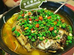 青花椒双脆烤鱼-令狐冲烤鱼·烧菜馆(达明店)