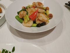 高山芦笋炒澳带-东富酒家(龙湖西溪天街店)