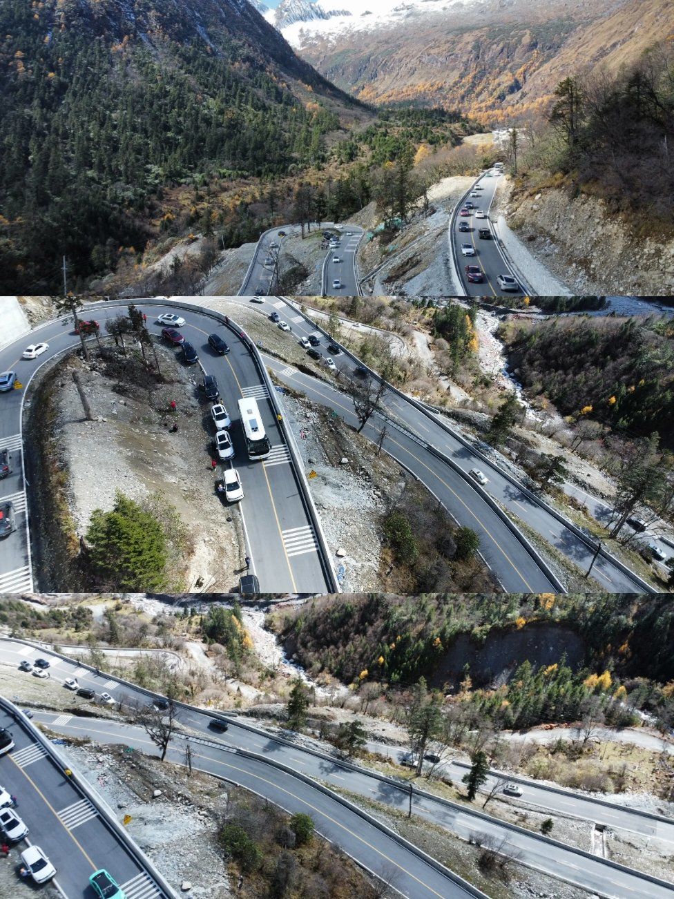 红石滩盘山路