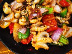 炒八爪鱼-台州老六海鲜面馆(上南总店)
