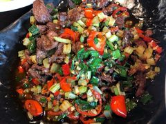 小炒黄牛肉-童年小筑餐厅(申花路店)