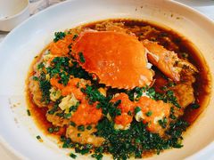 葱油蒸红膏蟹-玫瑰厅上海菜(兴国路店)