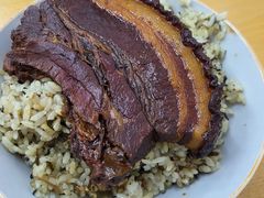 老板娘店的走油肉赞-谈灵农家柴爿菜饭