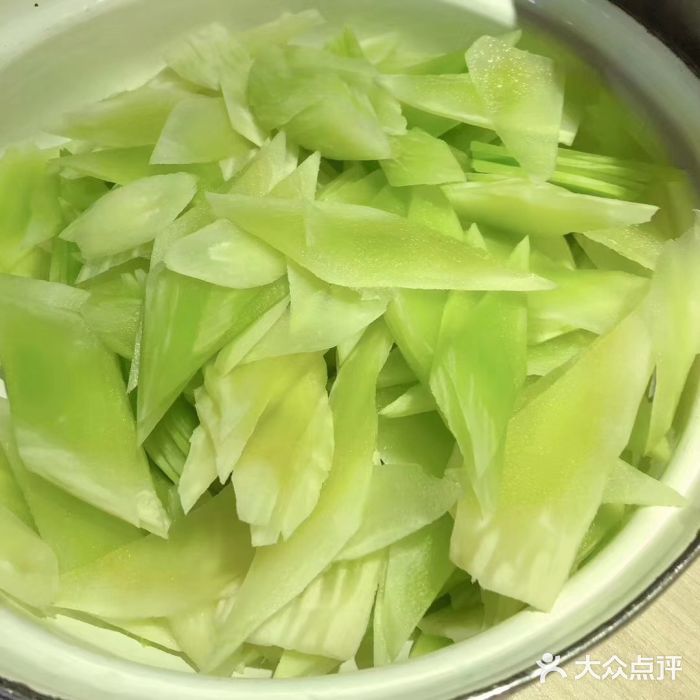 友达面馆(天津总店)-莴笋-菜-莴笋图片-天津美食-大众点评网