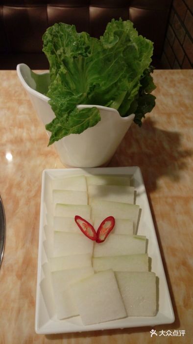 蜀小二我家酸菜鱼生菜图片 - 第1张