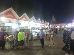 -布尔津河堤夜市