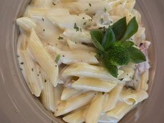 蘑菇奶油培根通心粉-Rabbit Cafe私房西餐甜点咖啡(栖霞路店)