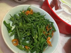 香酥虾皮丝瓜尖-小吊梨汤·北京菜·烤鸭(鸟巢店)