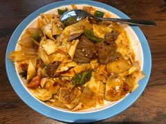揪片子炒面-疆山别院烧烤·新疆菜(铁路局店)