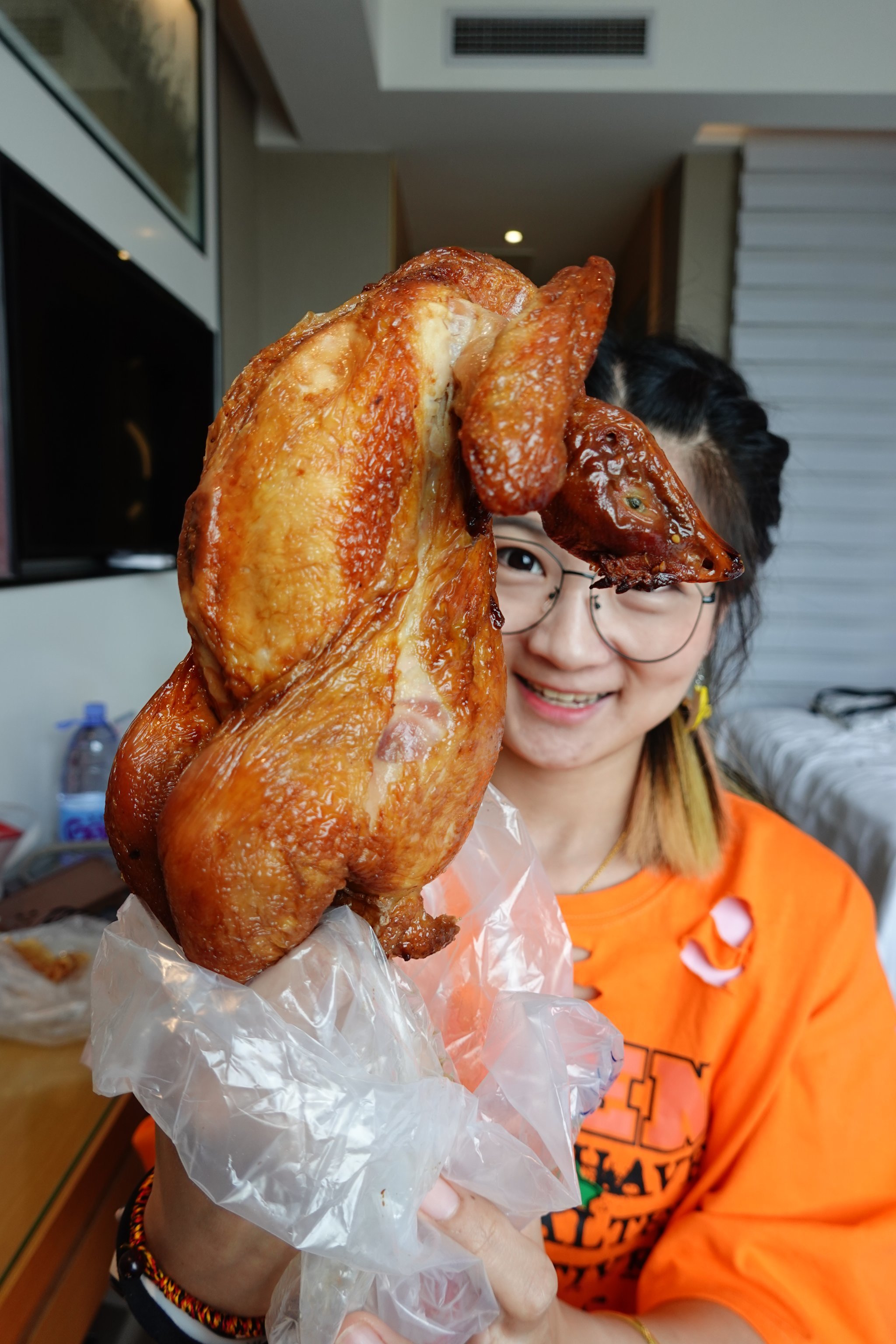 国梁烤鸡,淄博老字号,肚子里有料!