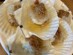 蒜蓉粉丝蒸扇贝-美洲岛烤肉自助餐厅