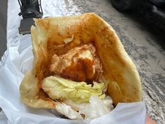 -小红车炸蛋葱油饼