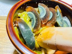 皮蛋辣椒擂茄子-小放牛炒菜馆(军校店)