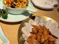 爆烤鸡翅尖-街角等你.大连海鲜烧烤.经典铁板海鲜串(西安路店)