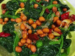 陈醋菠菜花生米-老王太太串吧(中街店)