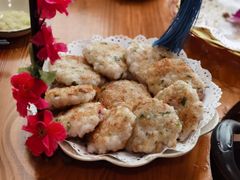 香煎墨鱼饼-尚竹阁冬瓜盅·18年地标美食(平洲店)