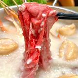 粥底火锅烫豌豆颠这么好吃啊❗️