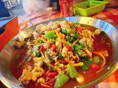 双椒牛娃-为民烧烤吧.自贡爆炒菜(收录10年好店)