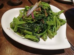 马拉盏炒通菜-大头虾越式风味餐厅(光明广场店)
