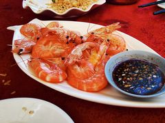 白灼本地虾-深圳市大鹏新区华记山海农庄餐厅
