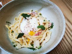 培根蛋酱意大利细面配低温蛋-EN SPACE恩空间