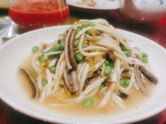 茭白鳝丝炒毛豆-老吉士酒家(天平路店)