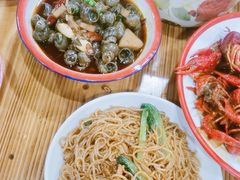 南昌炒粉（蛋肉）-冶建镜子·老南昌大排档·江西虾王(总店)