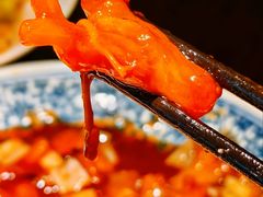 大葱烧蹄筋-新连采·海鲜·大连菜(大连恒隆广场店)