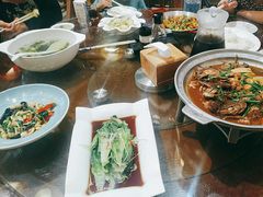 -东来菜馆•手抓海鲜家常菜•海鲜锅贴(鸽子窝店)