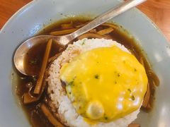 咖喱牛肉汉堡饭-红小满休闲餐厅(十全街店)