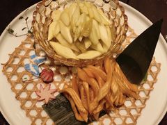 辣菜梗拼萝卜条-海味世家·家常菜馆(明州里店)