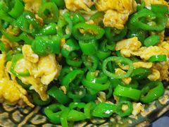 辣子鸡蛋-上王村王家三合院农家乐