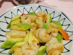 瑶柱酱爆带子虾球-誉八仙酒楼(静安大悦城店)