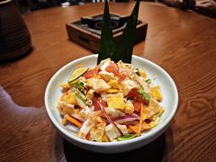 凉拌荷包蛋-老滇山寨•云南特色菜•地方菜•民族风情歌舞表演(金碧店)